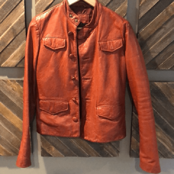 Earl Jean Leather Jacket- Front