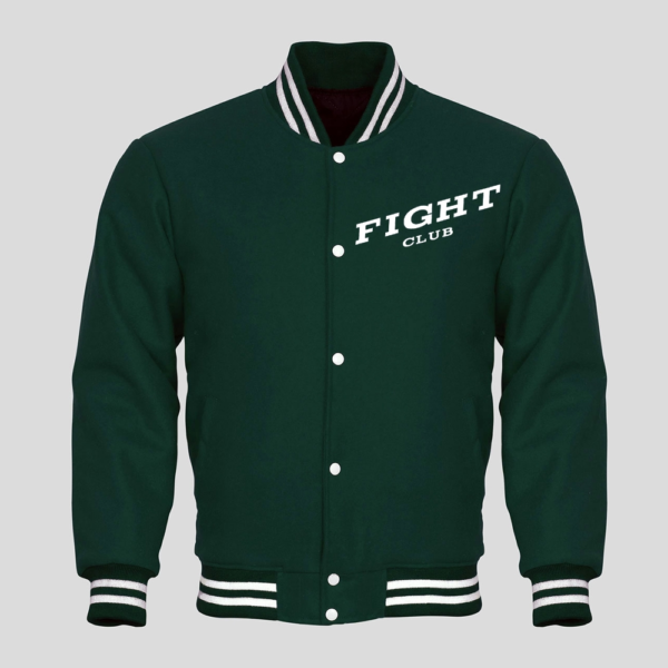 Fight Club Letterman Varsity Wool Jacketss