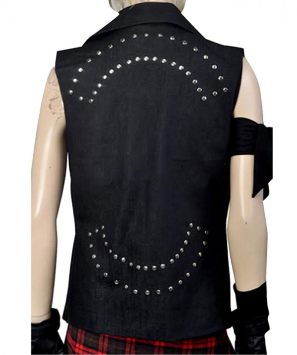 Final Fantasy Xv Prompto Argentums Black Studded Vest