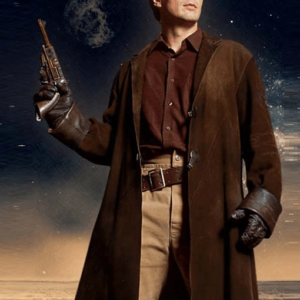 Firefly TV series Malcolm Reynolds Suede Leather Coat