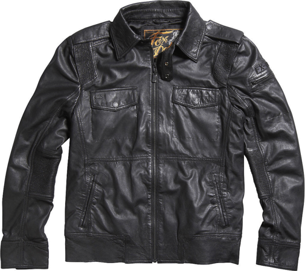 Fox Racing Black Faux Leather Jacket