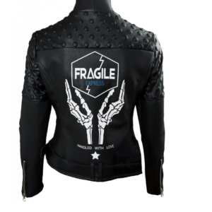 Fragile Express Leather Jacket