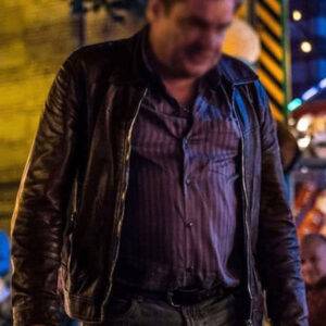 Frank-Lammers-Ferry-2021-Tv-Series-Brown-Leather-Jacket
