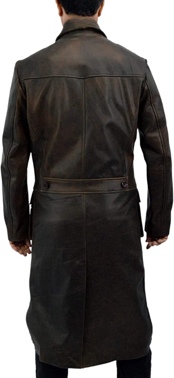 Frontier Declan Harps Leather Coat