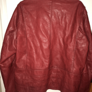 Gap Red Leather Jacket