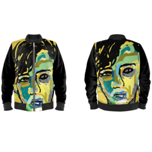 Gender Fluid Mr. Hyde Bomber Yellow Satin Jacket