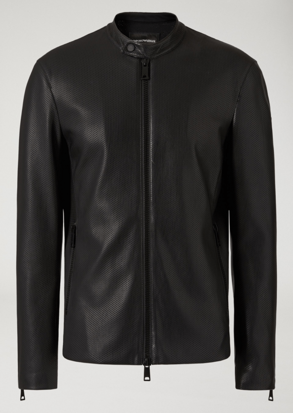 Giorgio Armani Milano Leather Jacket - Right Jackets