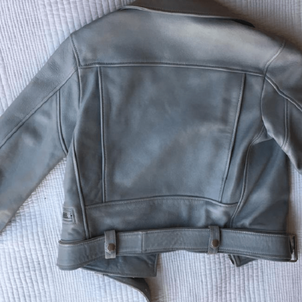 Grey Leather Jackets