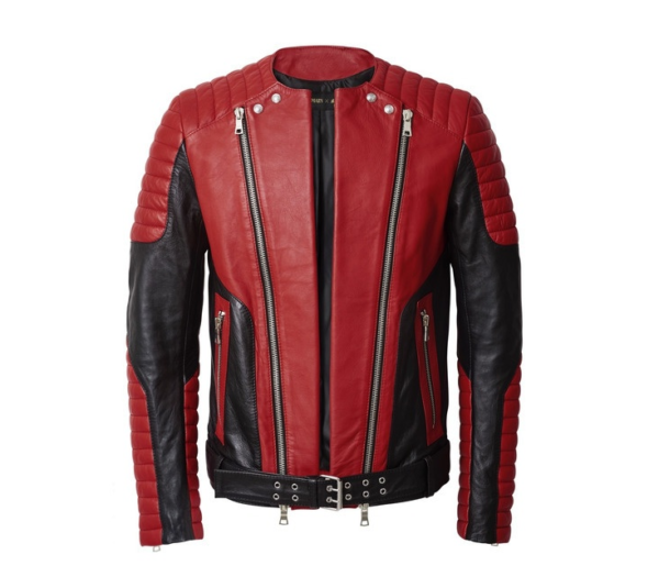 HM X Balmain Leather Jacket