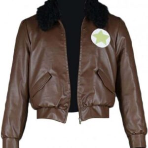 Aph America Bomber Leather Jacket