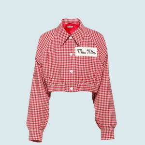 High-Class Check Dua Lipa Cotton Jacket