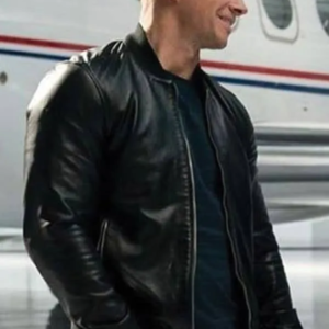 Infinite Mark Wahlberg Bomber Leather Jacket