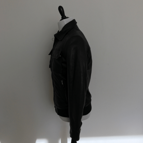 J Lindeberg Black Leathers Jacket