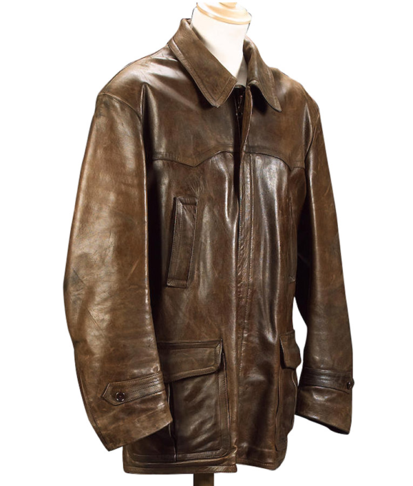 James Bond No Time To Die Tan Leather Jacket