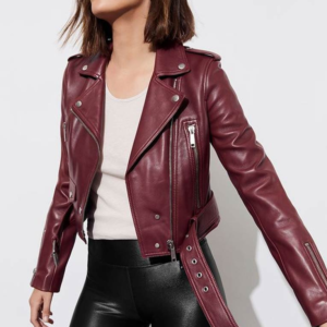 Jessica Davis Leather Jacket