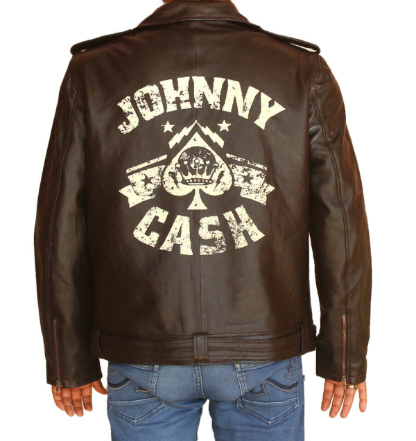 Johnny Cashs Badass Motorcycle Leather Jacket