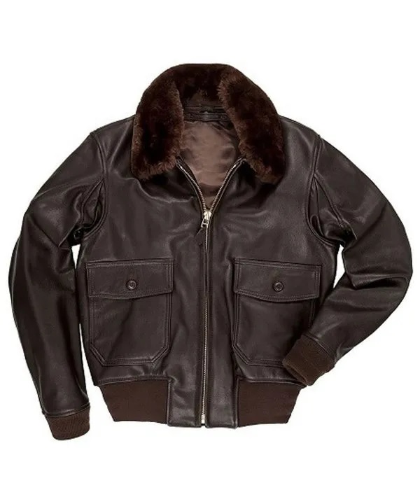 Jon Hamm Top Gun Maverick Flight Leather Jacket