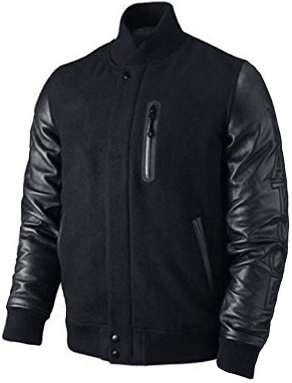 Jordan Leather Jacket Black