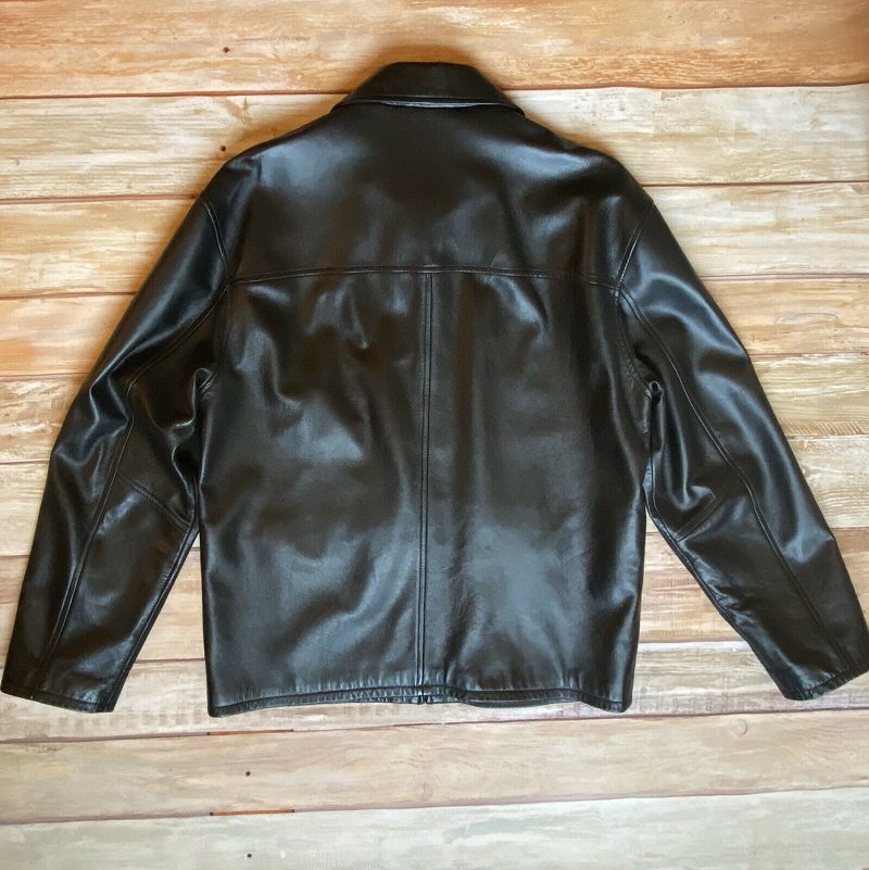 Joseph Abboud Leather Jacket - Right Jackets