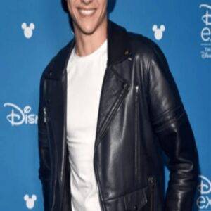 Joshua Bassett High School Musical Series Ricky Black Leather Jacket