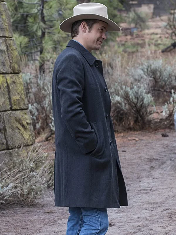 Justified Raylans Givens Timothy Olyphant Trench Coat