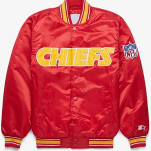 Kansas City Red Chiefs Bomber Satin Jacket