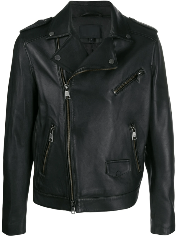 Karl Lagerfeld Mens Leather Jacket