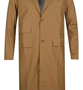 Keanu Reeves Siberia Movie Brown Wool Coat