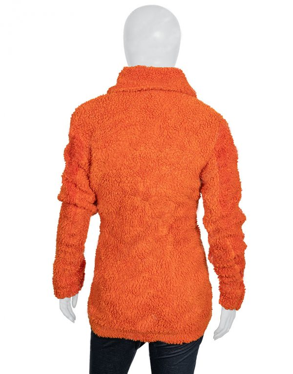 Kelly Reilly Yellowstone Shearling Orange Coats
