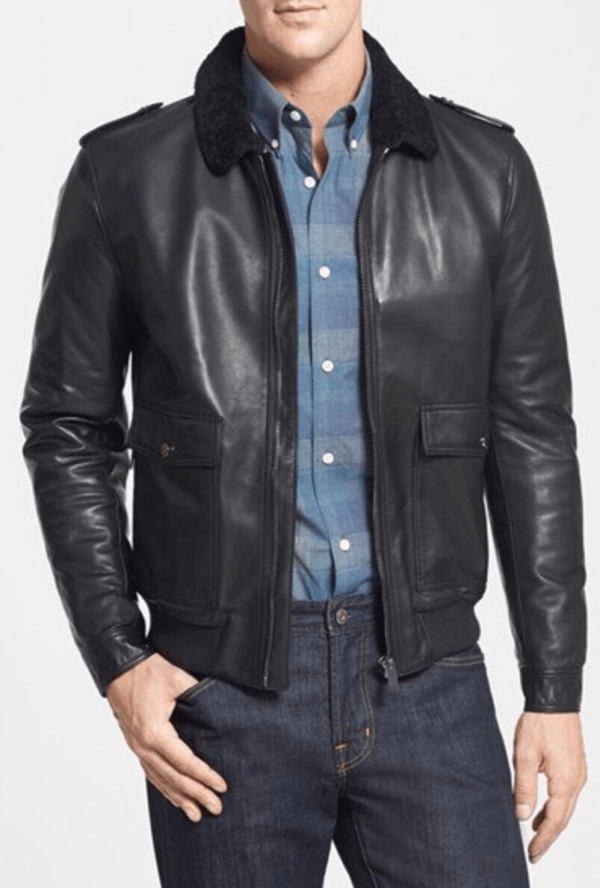 Kent And Curwen Leather Jacket