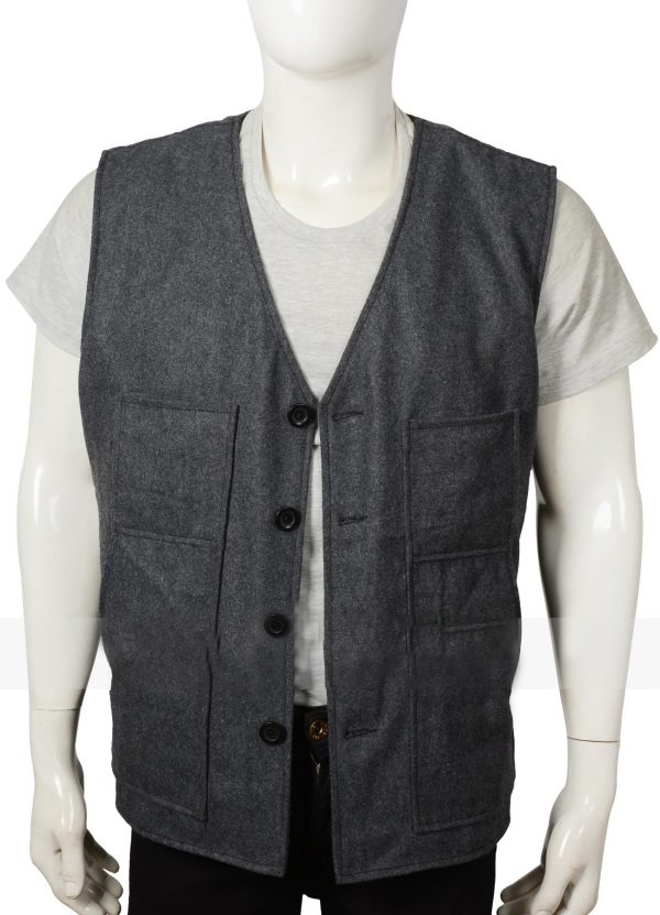 Kevin Costners Yellowstone Series John Dutton Wool Vest