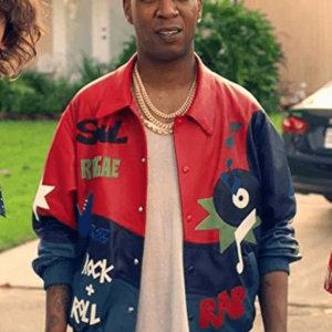 Kid Cudi Bill & Ted Face Leather Jacket