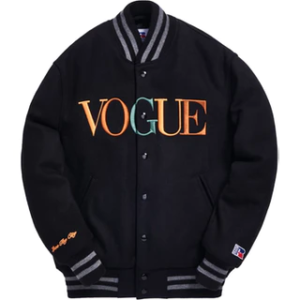 Kith X Golden Bear X Vogue Varsity Soho Black Jacket
