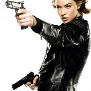 Kristanna Loken Painkiller Jane Black Leather Jacket