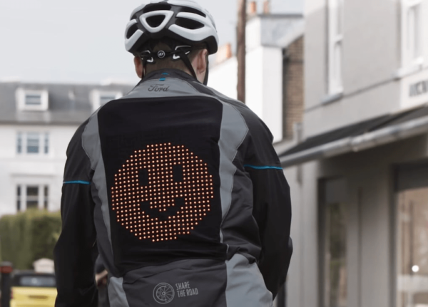 LED Light Display Emoji Bike Jacket