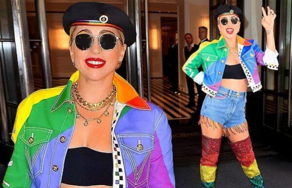 Lady Gaga Rainbow Pride Jacket