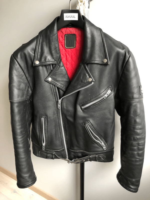 Leather Jacket Red Lining