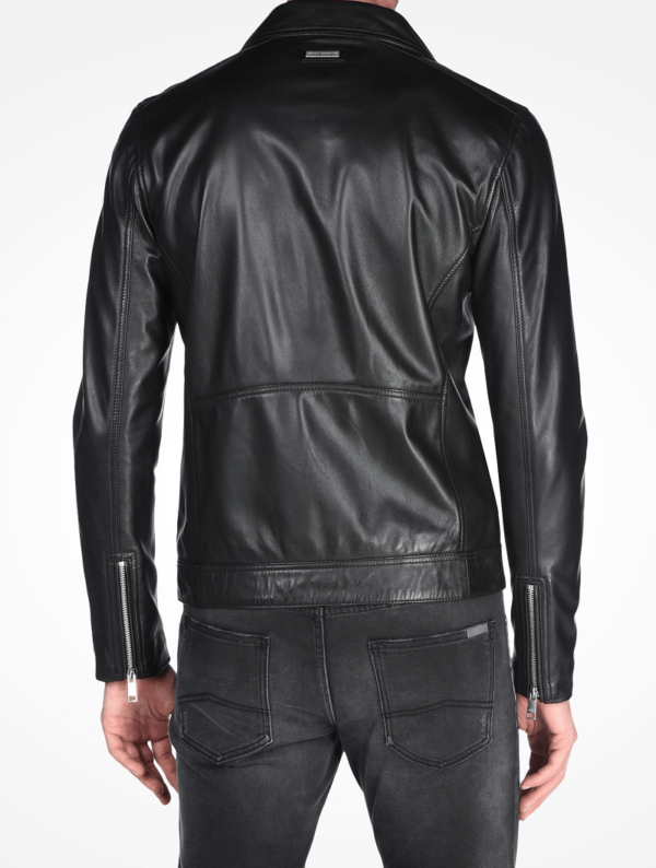 Armani Exchange Genuine Leather Jackets