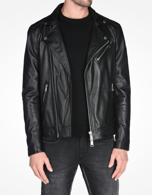 Men's Classic Armani Exchange Leathers Jacket