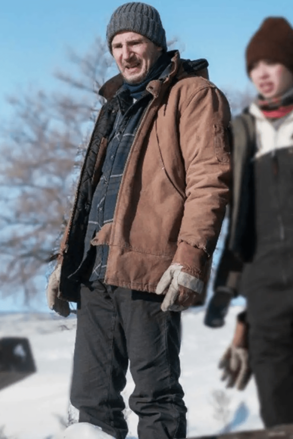 Liams Neeson The Ice Road 2021 Mike Puffer Coat