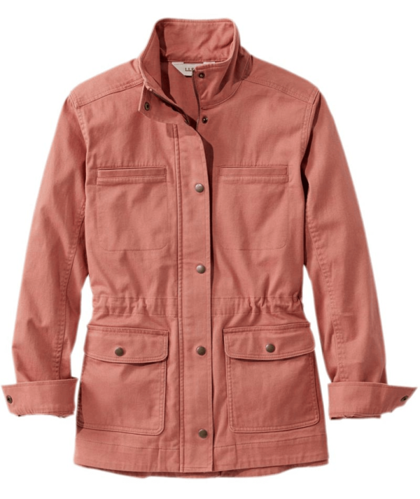 Emma Pink Classic Utility Cotton Jacket