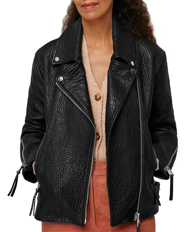 Lily Whistles Moto Leather Jacket