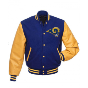 Rams Bomber Los Angeles Letterman Wool Jacket