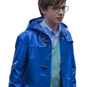 Louis Hynes A Series Of Unfortunate Events Hoodie Leather Coat
