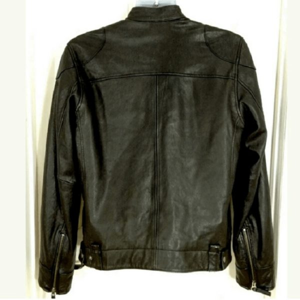 Lucky Brand Cafe Racer Leather Jacket