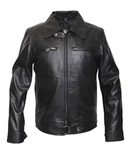 Luftwaffe Bf 109 Fighter Black Leather Jacket - Right Jackets