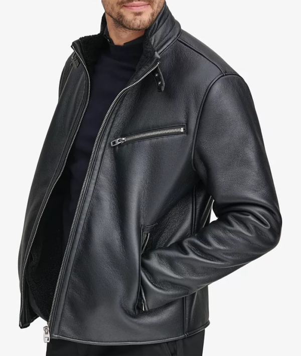 Macys Full zips Moto Leather Jacket