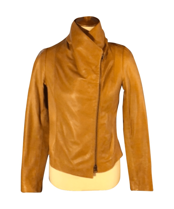 Melinda Monroe Virgins River Brown Leather Jacket