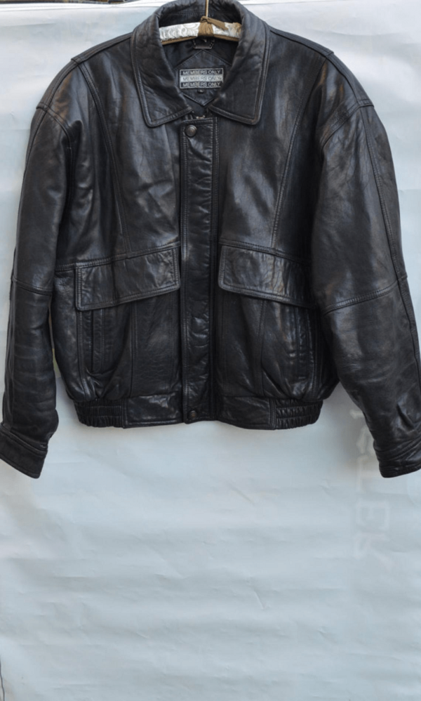 Members Only Leather Jacket Men