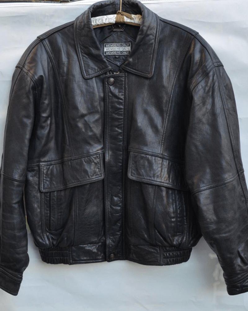 Members Only Leather Jacket Men - Right Jackets